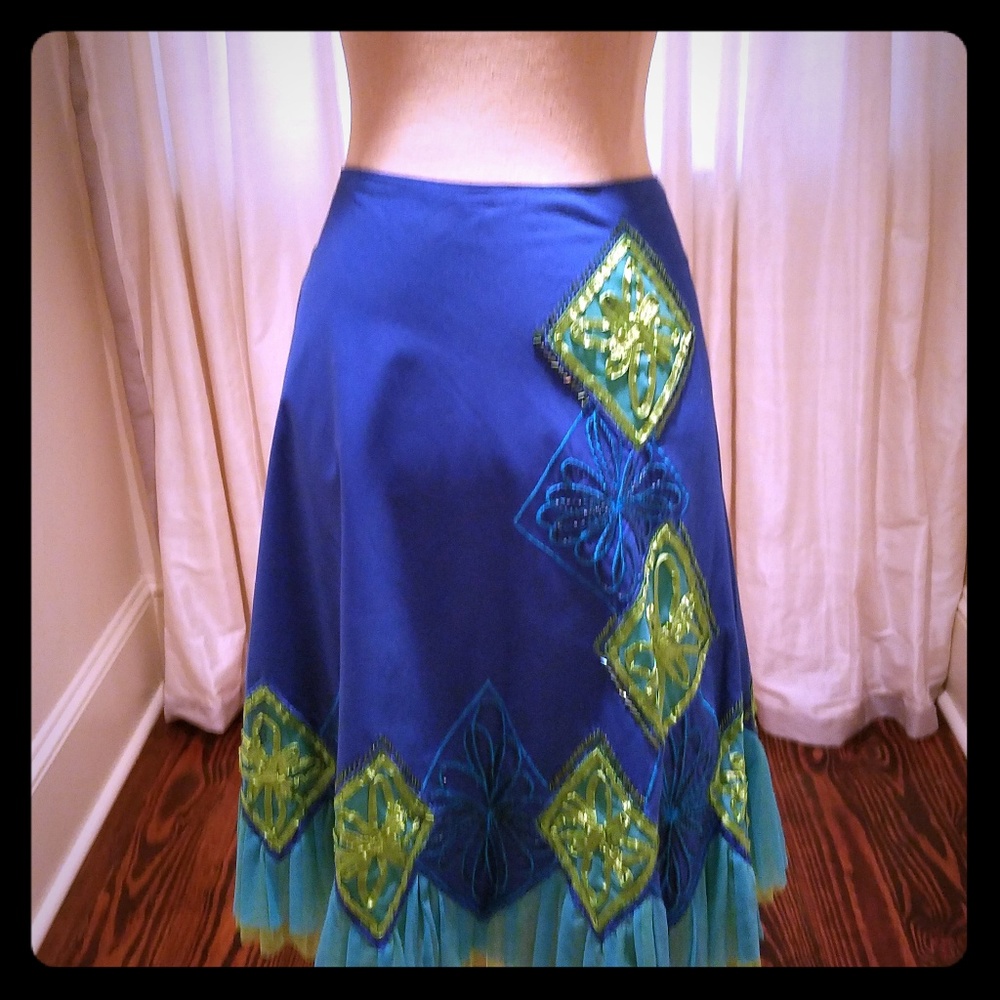 Fancy skirt with gorgeous beading and embroidery.